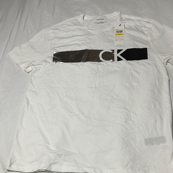 Calvin Klein Other - Calvin Klein White Tee with Black CK Logo